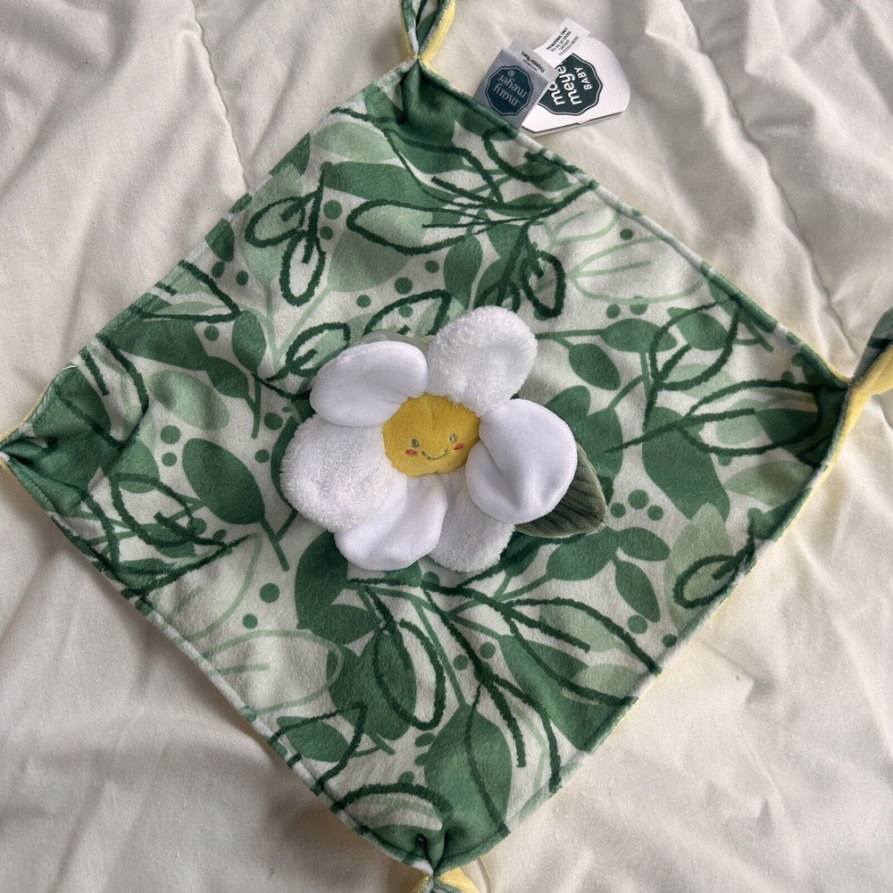 Mary Meyer Sweet Smiling Daisy Soothie Lovey Security Blanket‎ BNWT 10 Inch